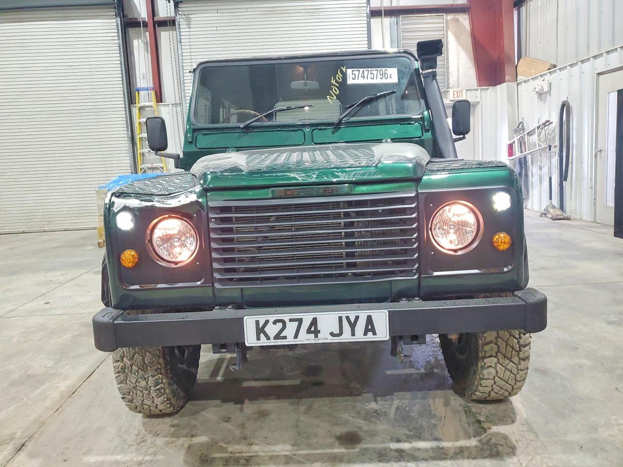 1993 Land Rover Defender 90 X-dynamic Se Green vin: SALLDVAF7KA921679