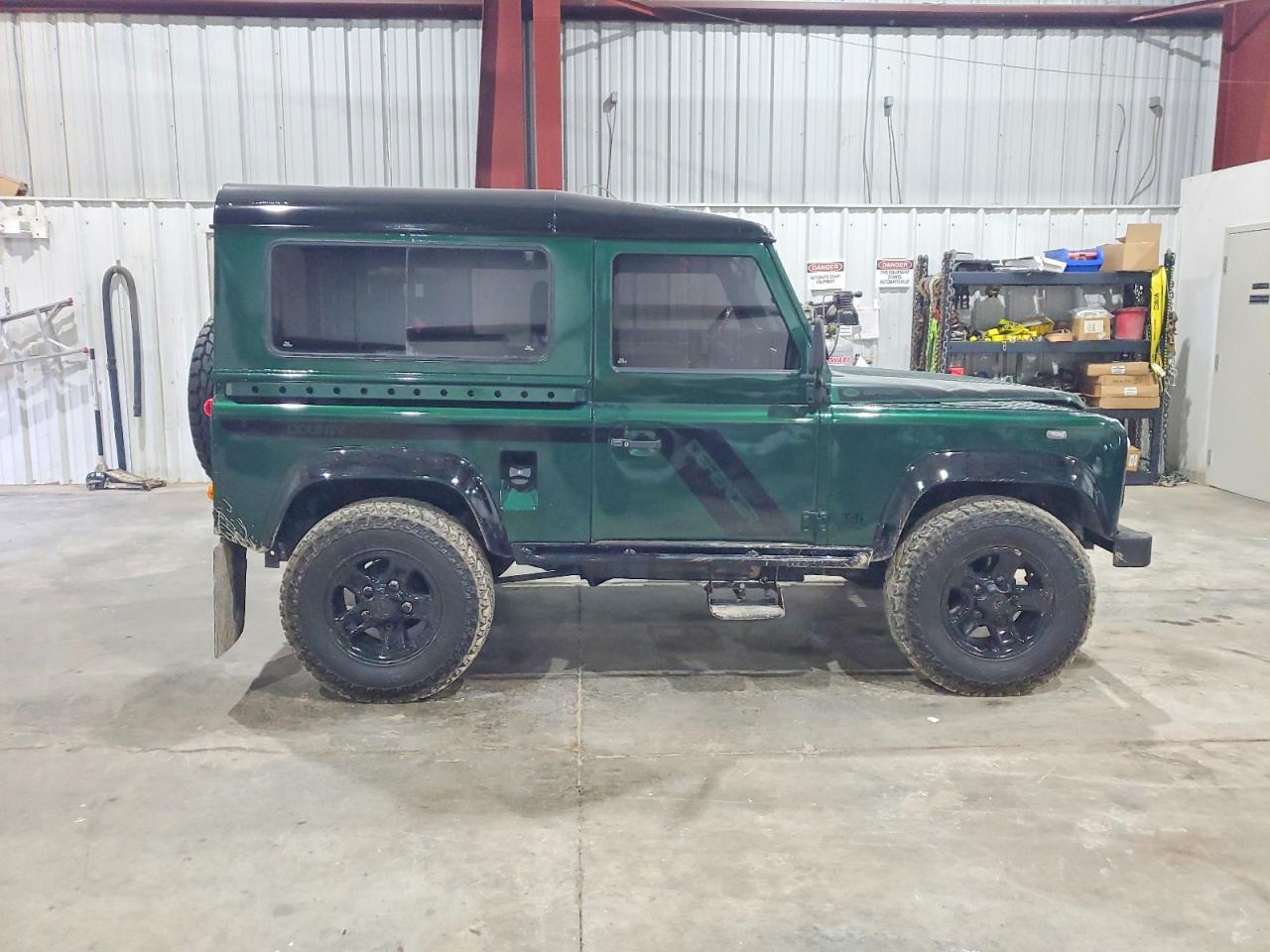 1993 Land Rover Defender 90 X-dynamic Se Green vin: SALLDVAF7KA921679
