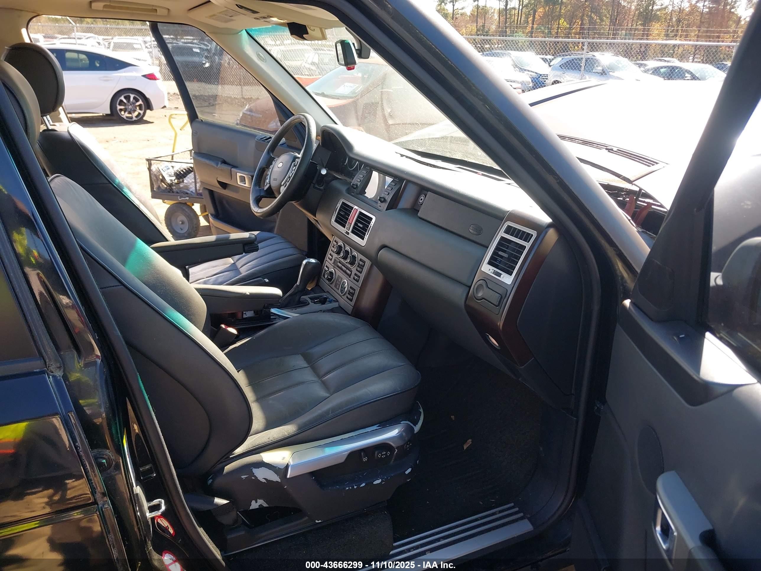 2003 Land Rover Range Rover Hse Black vin: SALMB11413A104541