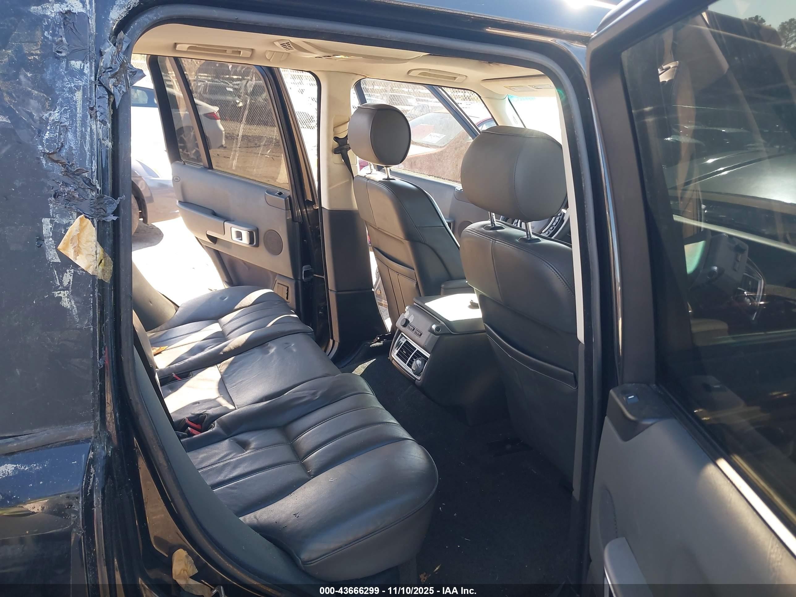 2003 Land Rover Range Rover Hse Black vin: SALMB11413A104541