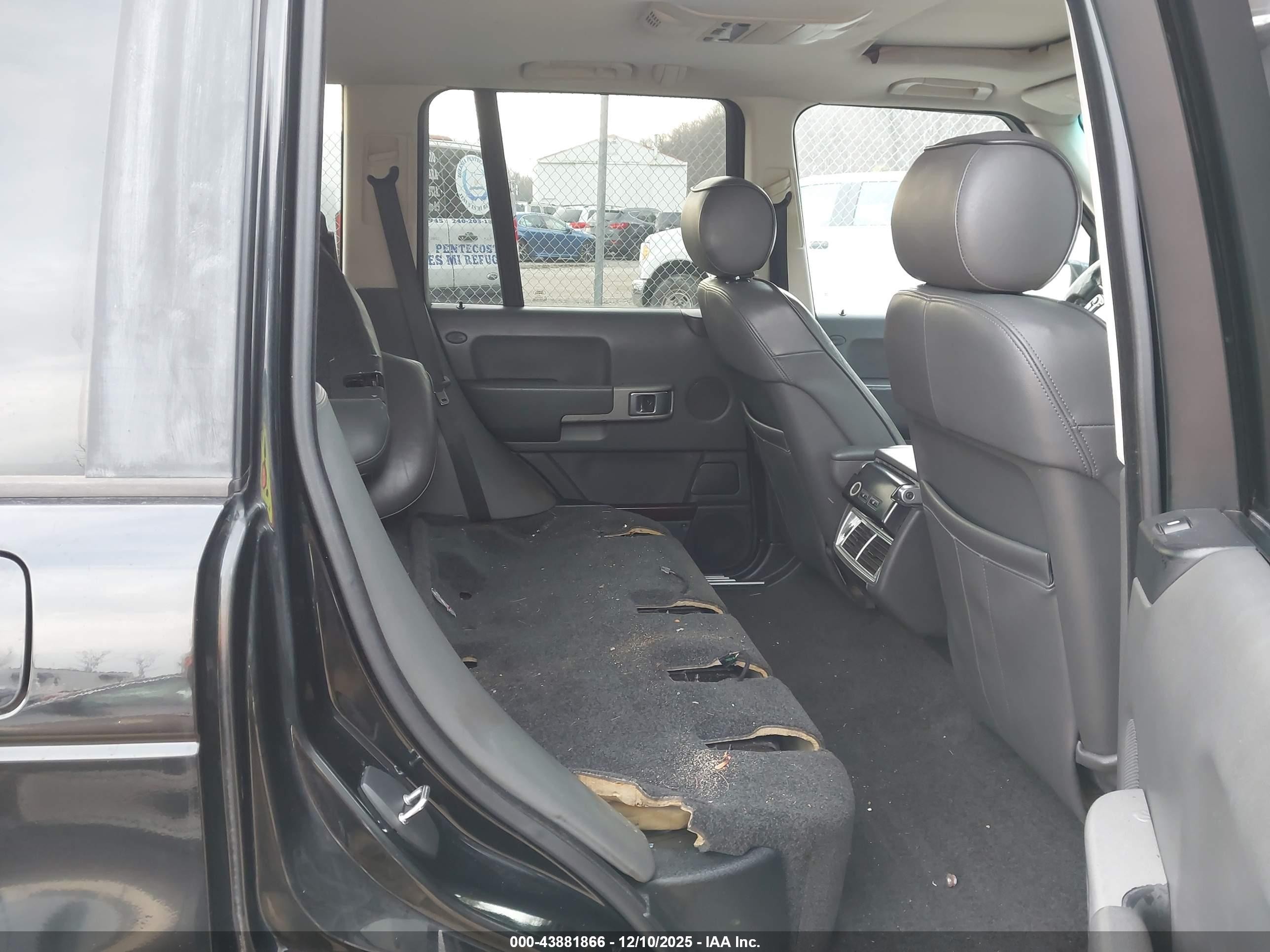 2003 Land Rover Range Rover Hse Black vin: SALMB11423A109117