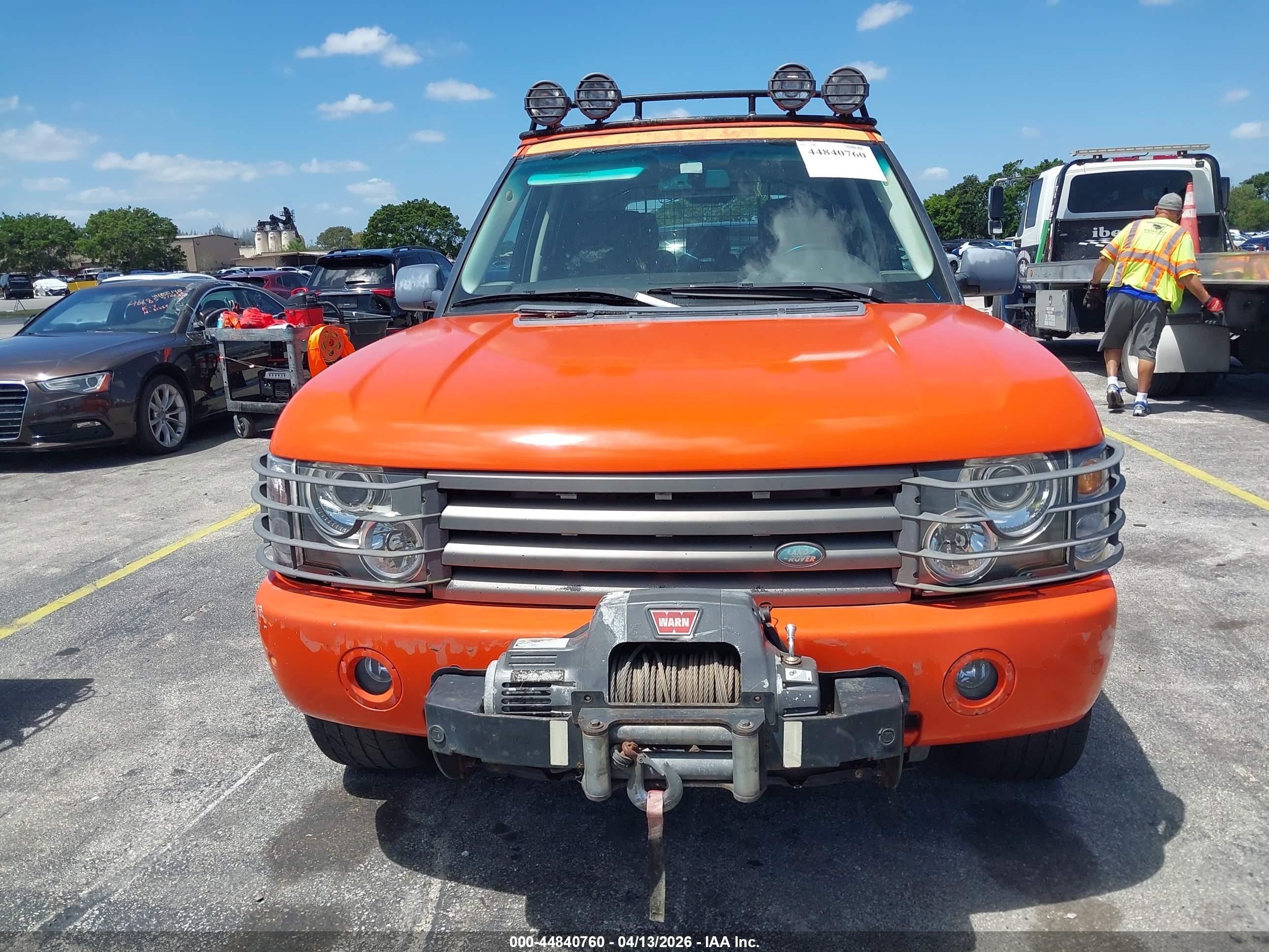 2003 Land Rover Range Rover Hse Orange vin: SALMB11433A114097