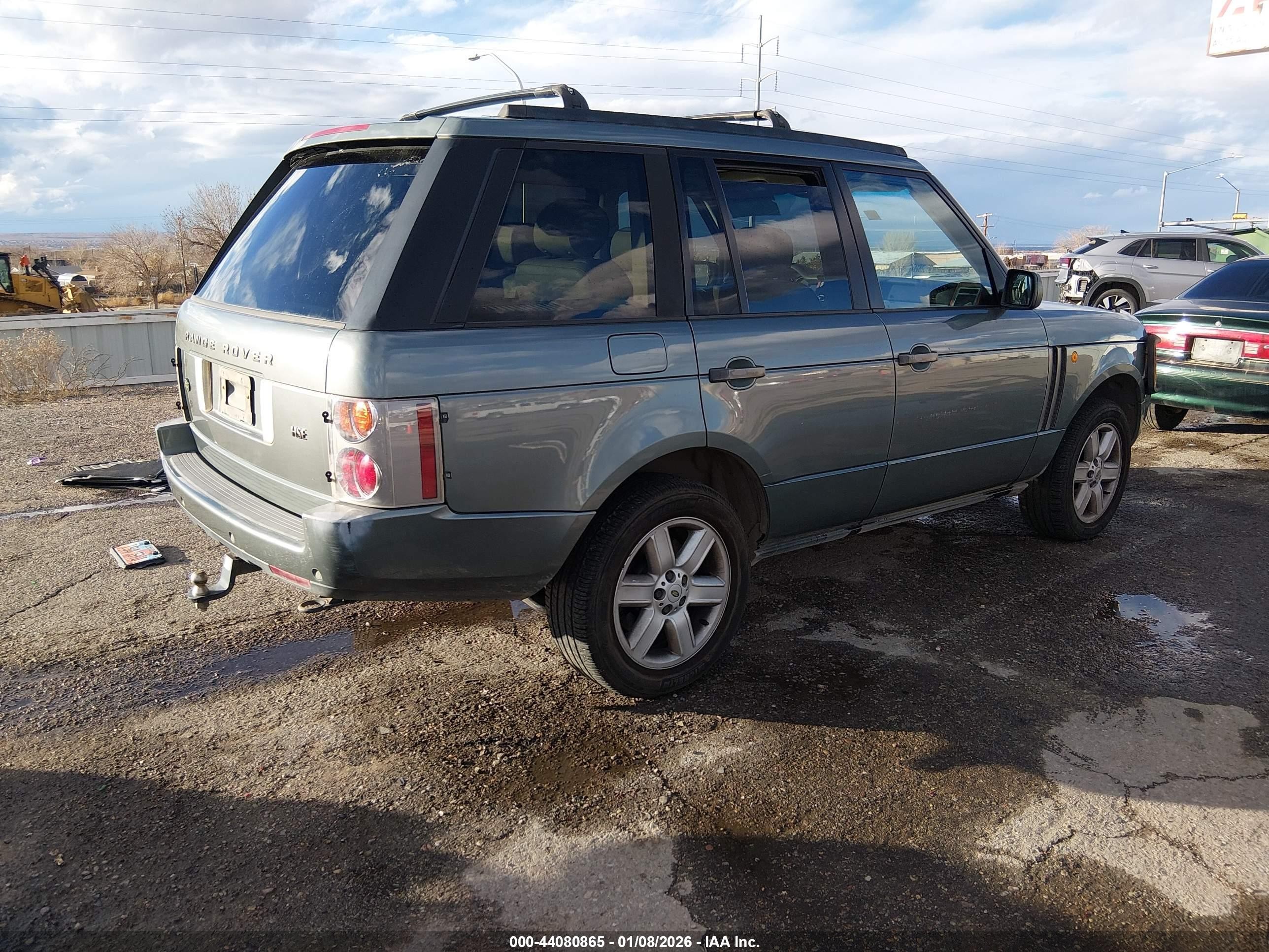 2003 Land Rover Range Rover Hse Green vin: SALMB11443A111239