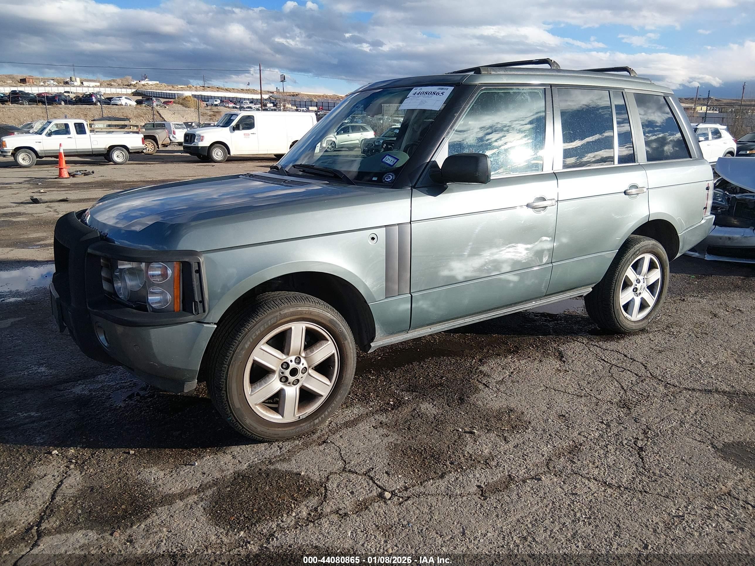 2003 Land Rover Range Rover Hse Green vin: SALMB11443A111239