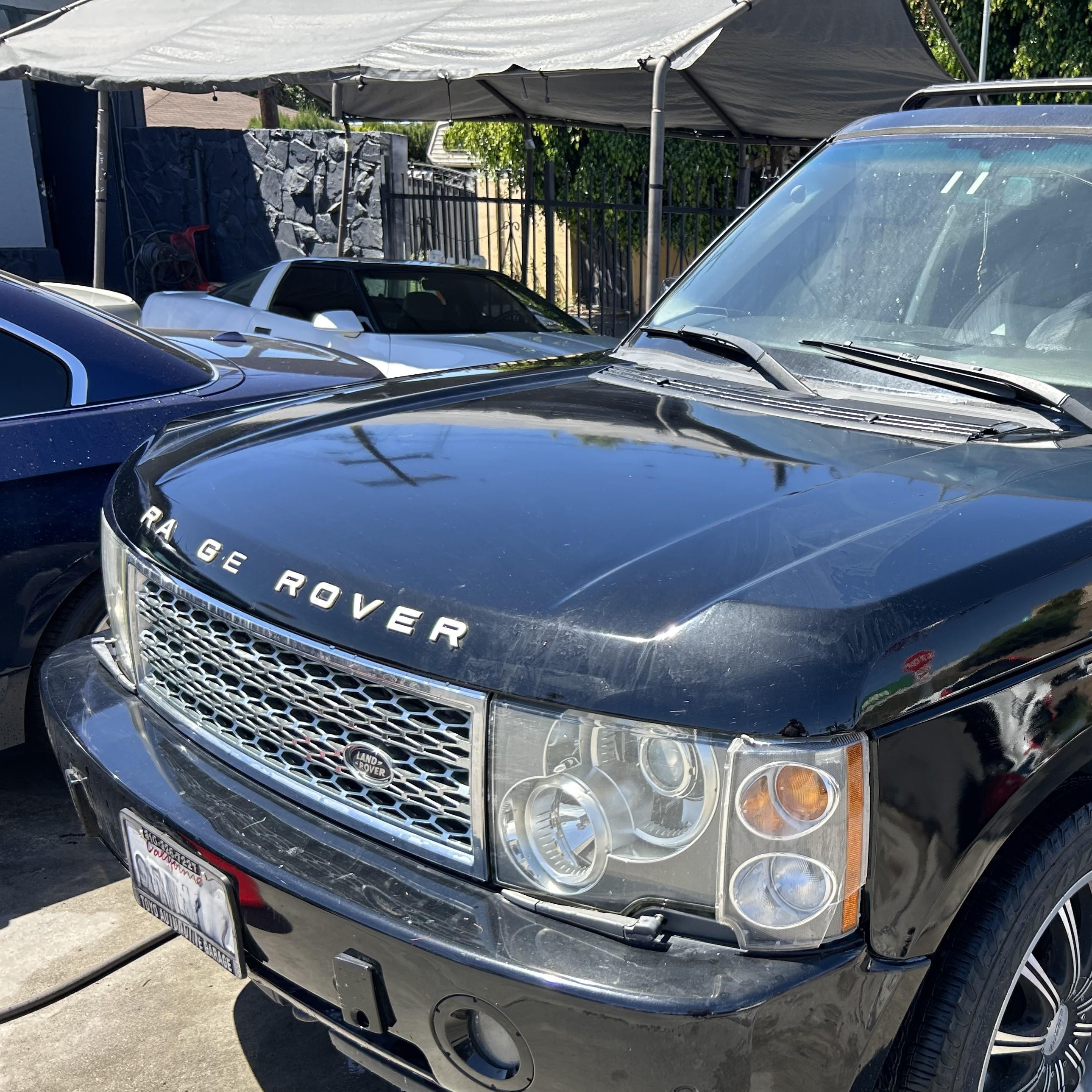 2003 Land Rover Range Rover Hse Black vin: SALMB11453A111699