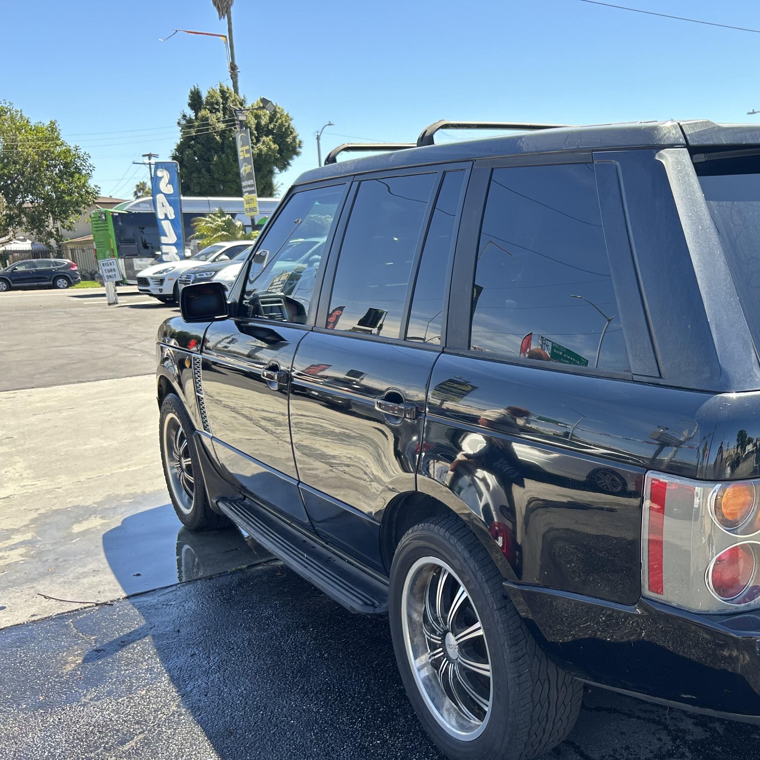 2003 Land Rover Range Rover Hse Black vin: SALMB11453A111699