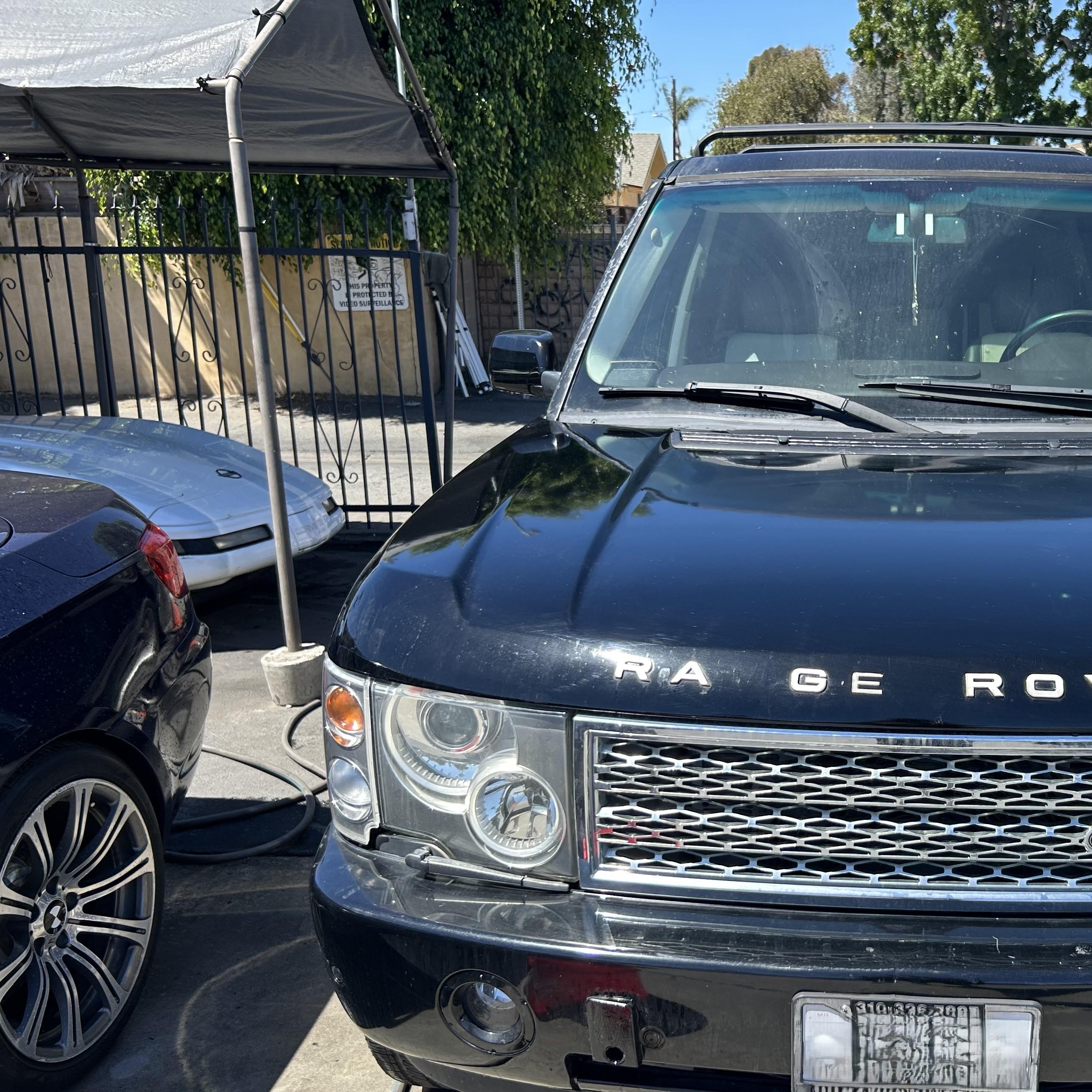 2003 Land Rover Range Rover Hse Black vin: SALMB11453A111699