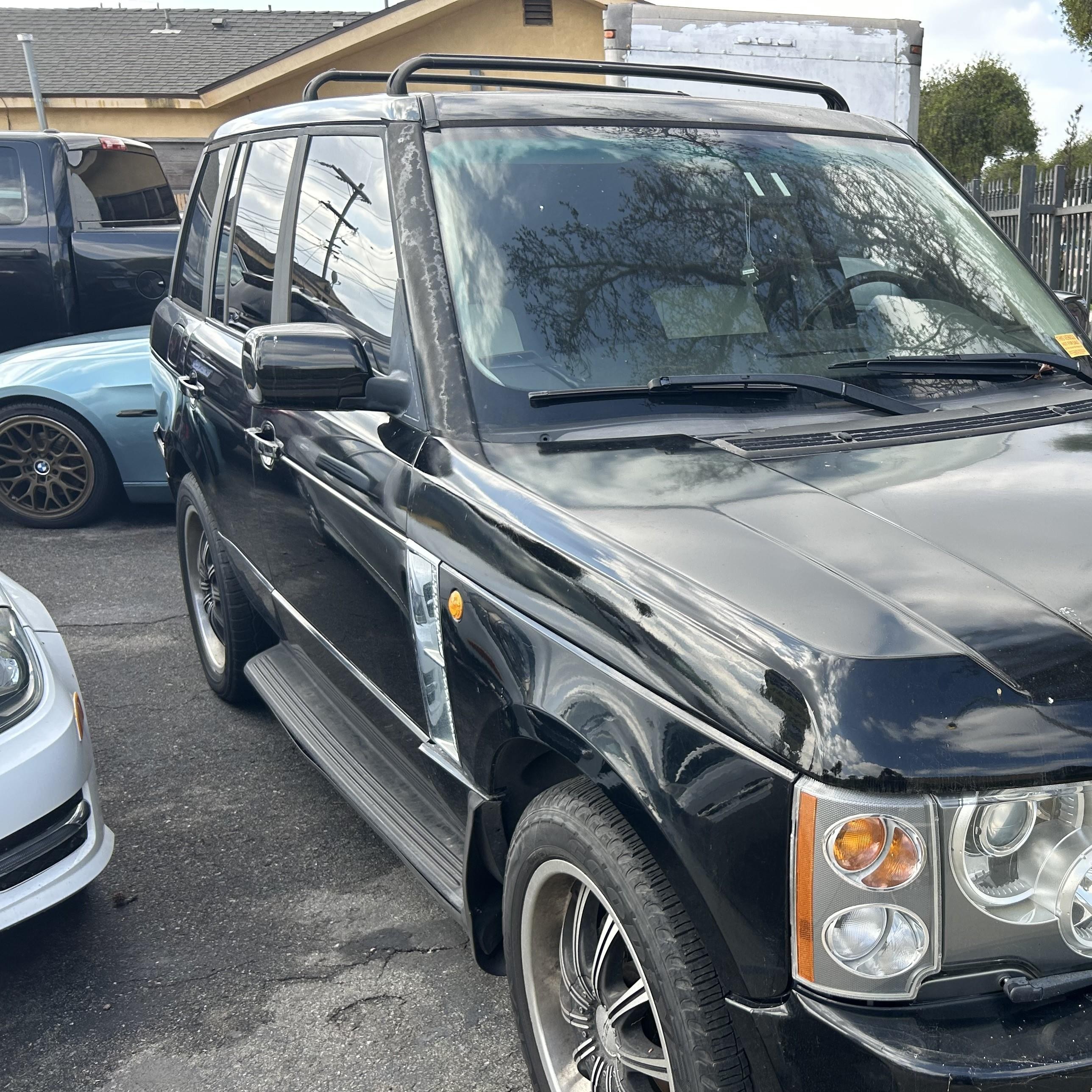 2003 Land Rover Range Rover Hse Black vin: SALMB11453A111699