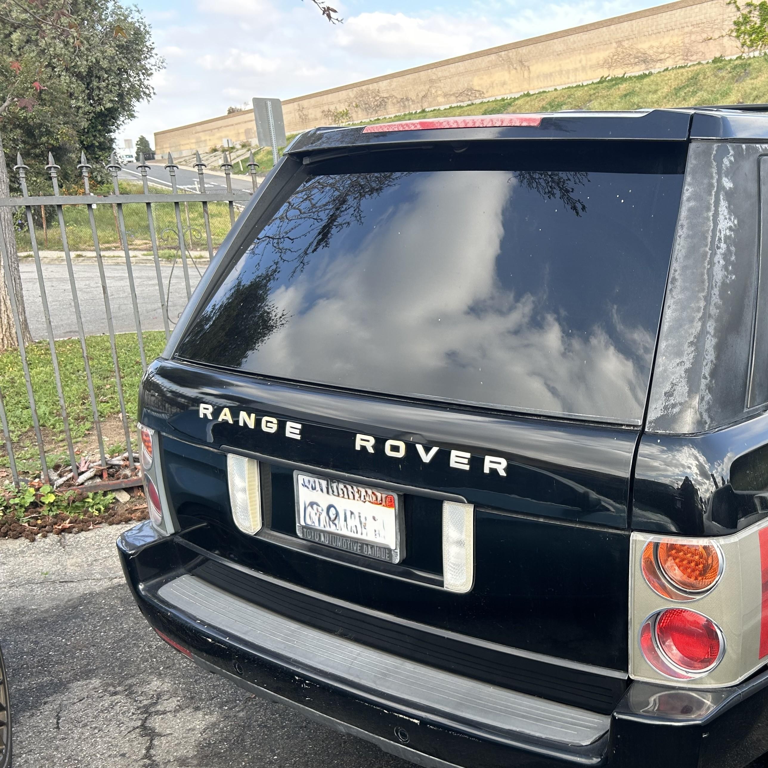 2003 Land Rover Range Rover Hse Black vin: SALMB11453A111699