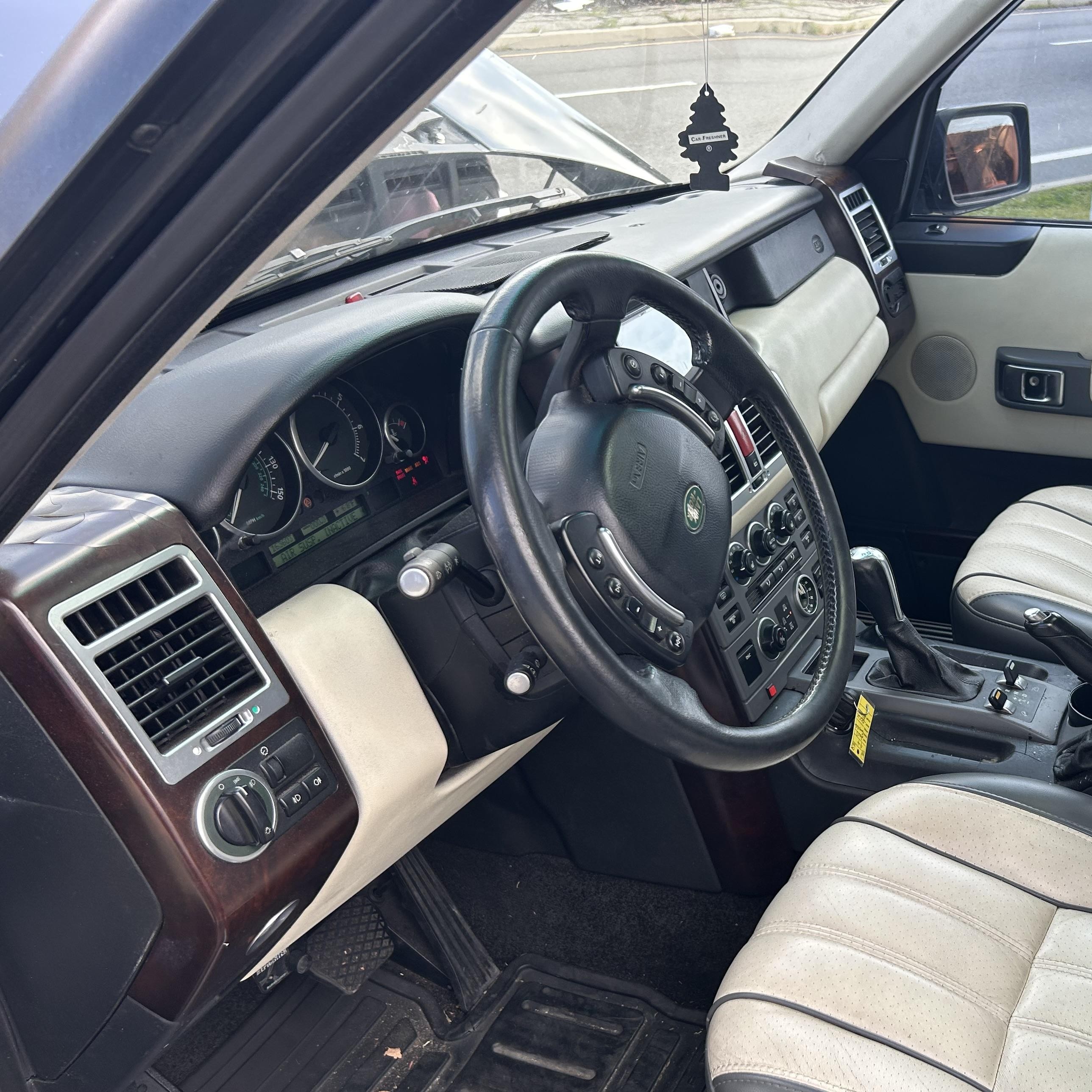 2003 Land Rover Range Rover Hse Black vin: SALMB11453A111699