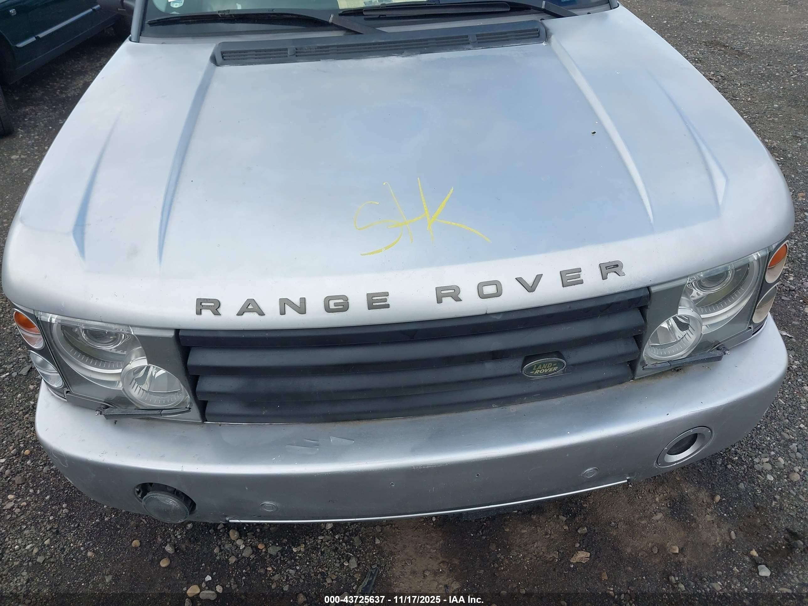 2003 Land Rover Range Rover Hse Gray vin: SALME11403A140440