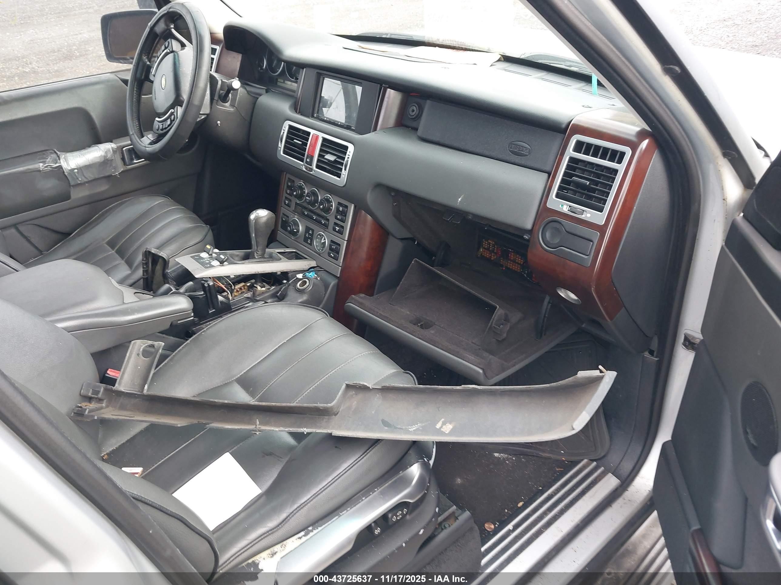 2003 Land Rover Range Rover Hse Gray vin: SALME11403A140440