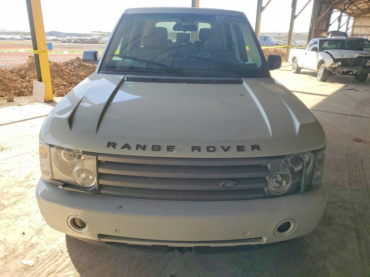 2004 Land Rover Range Rover Hse White vin: SALME11404A156381