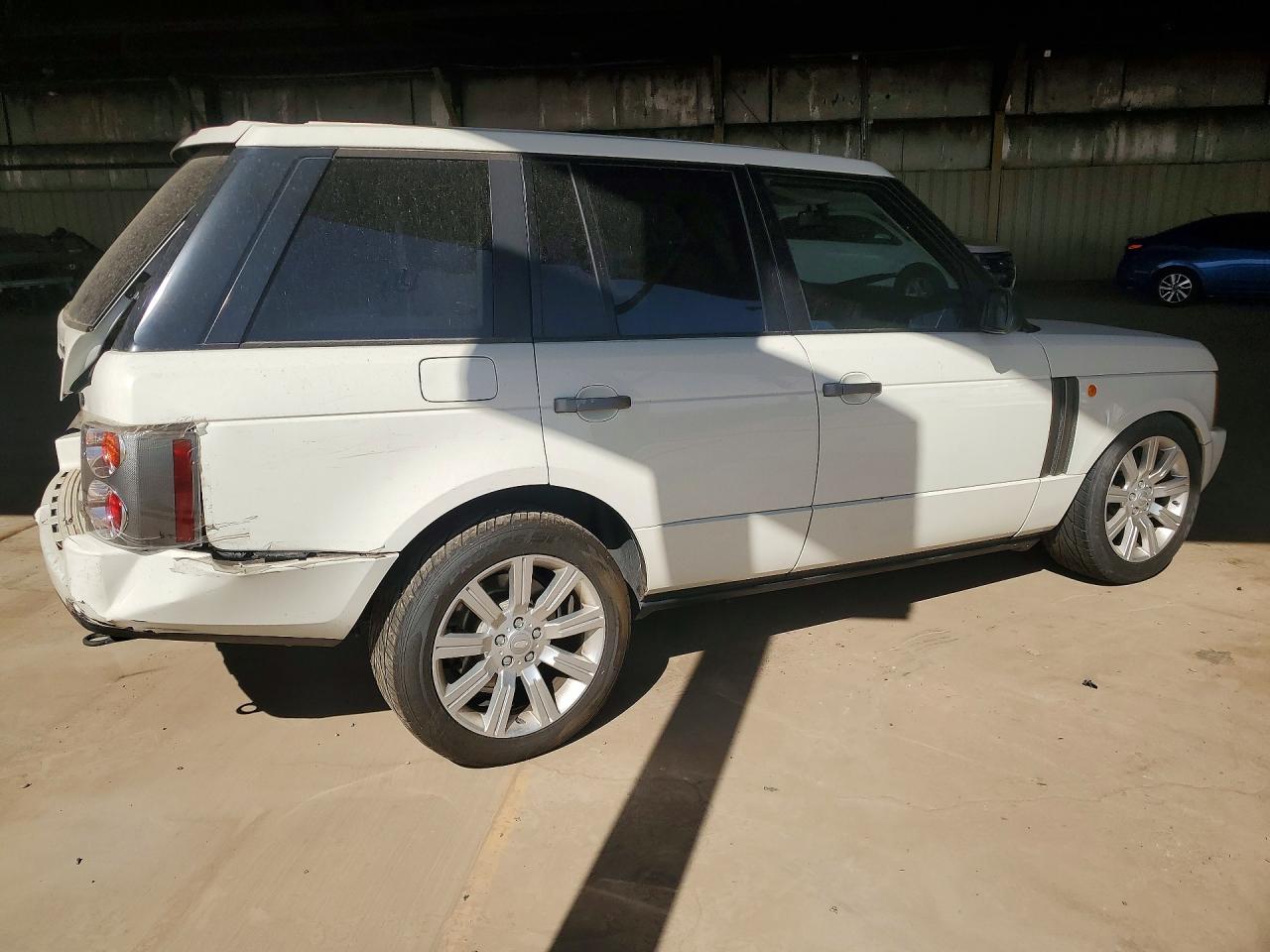 2004 Land Rover Range Rover Hse White vin: SALME11404A156381