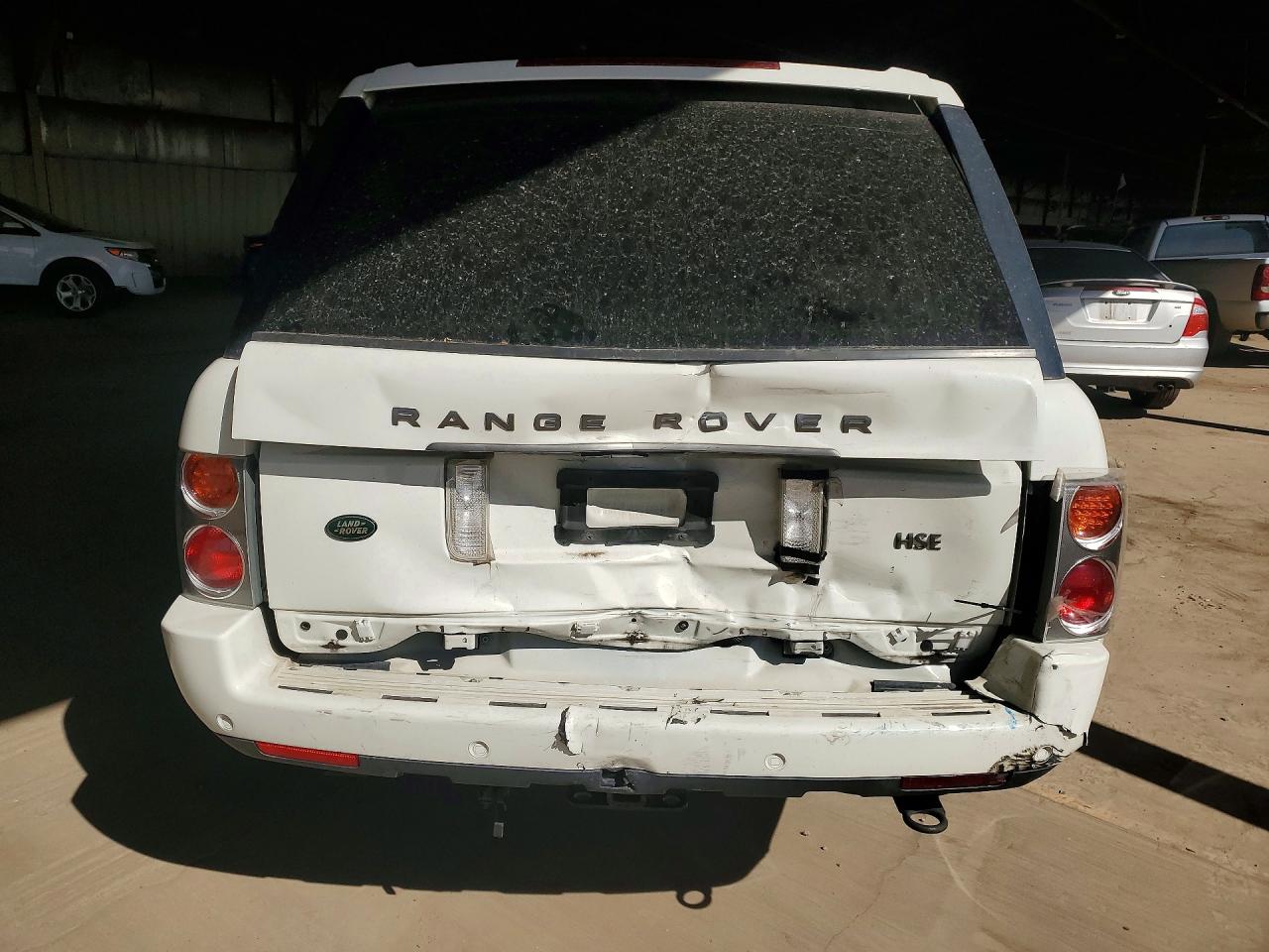 2004 Land Rover Range Rover Hse White vin: SALME11404A156381
