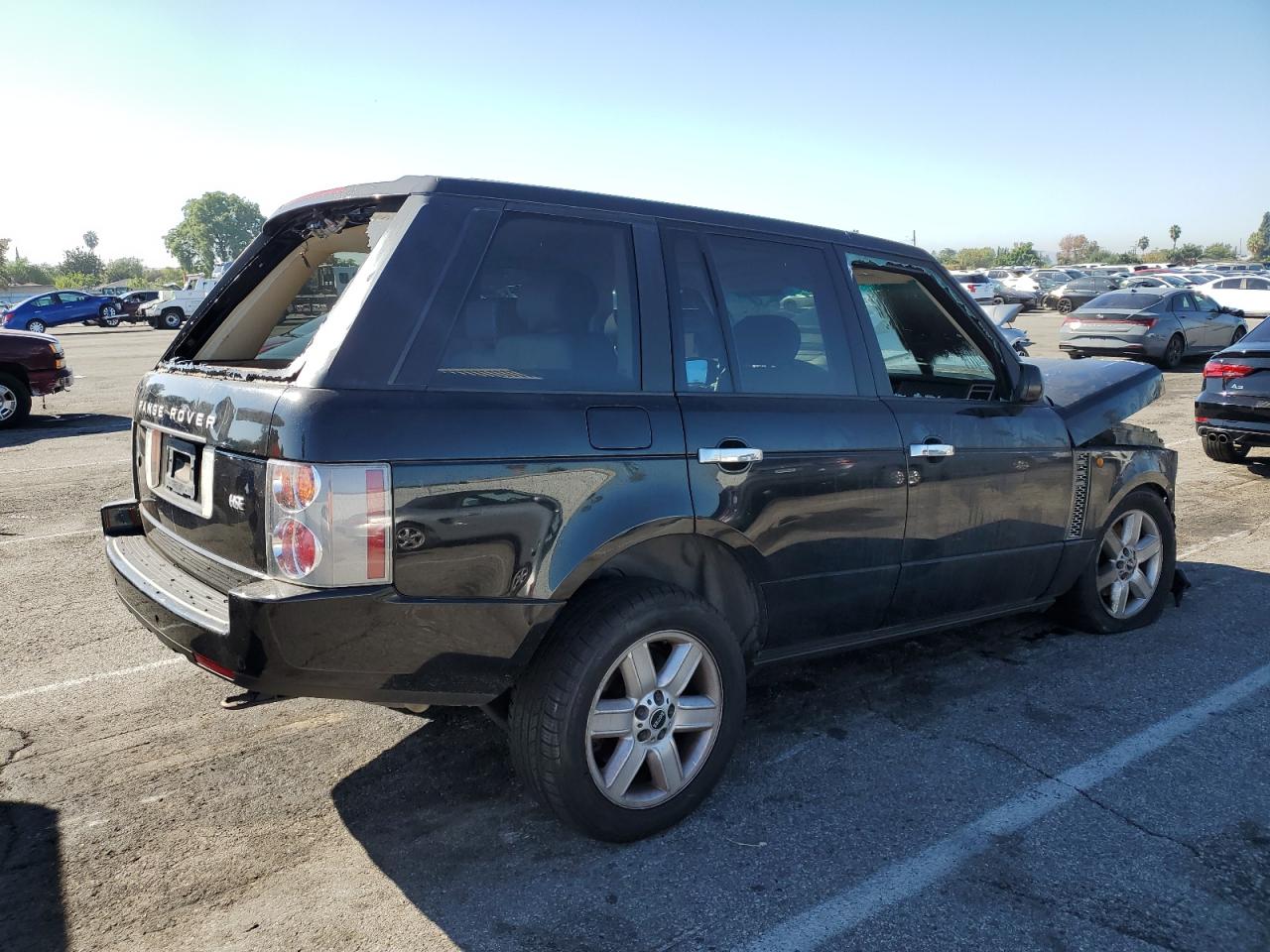 2004 Land Rover Range Rover Hse Black vin: SALME11404A163072