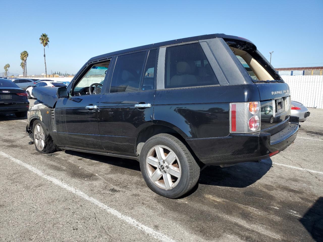 2004 Land Rover Range Rover Hse Black vin: SALME11404A163072