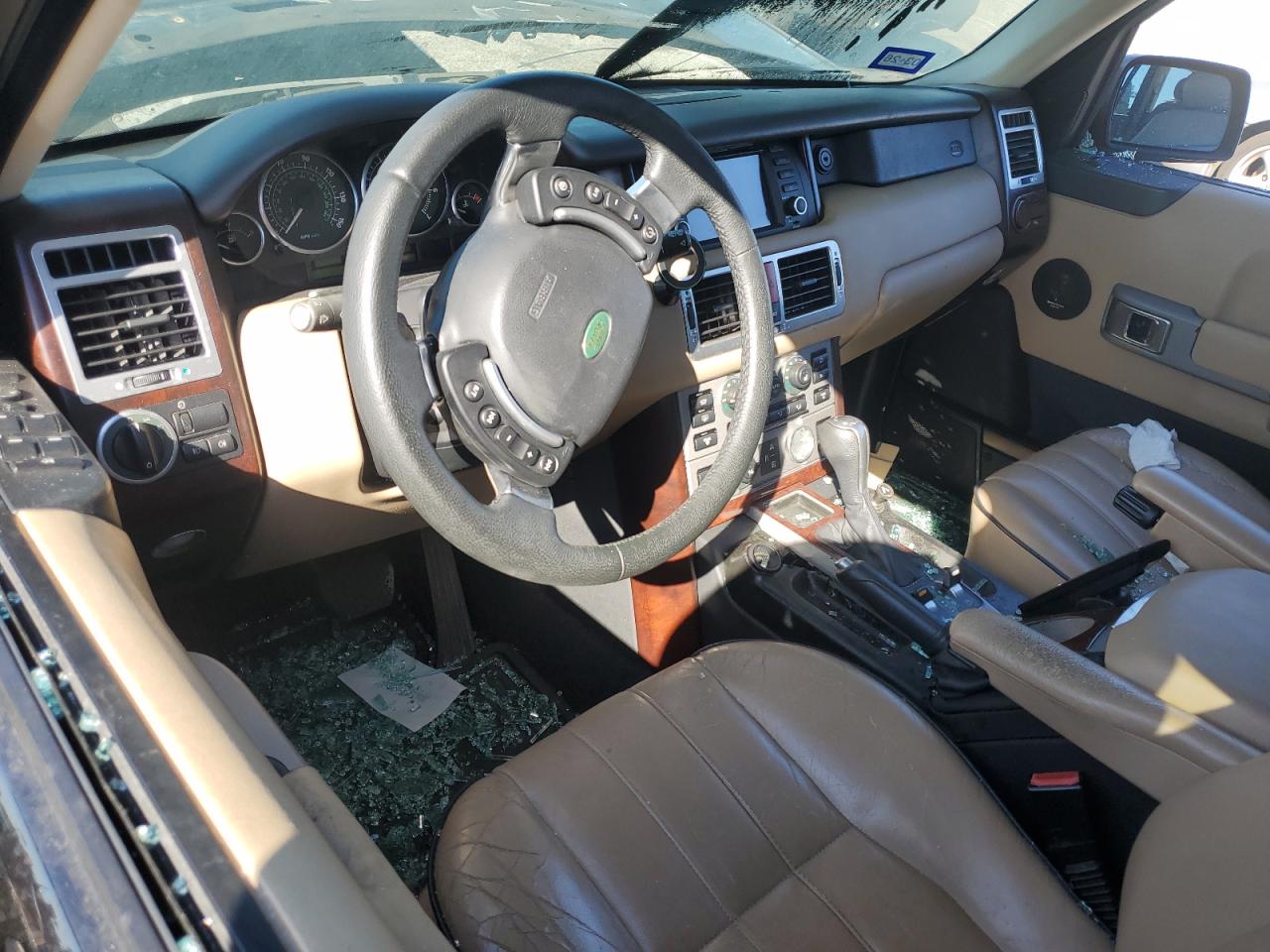 2004 Land Rover Range Rover Hse Black vin: SALME11404A163072
