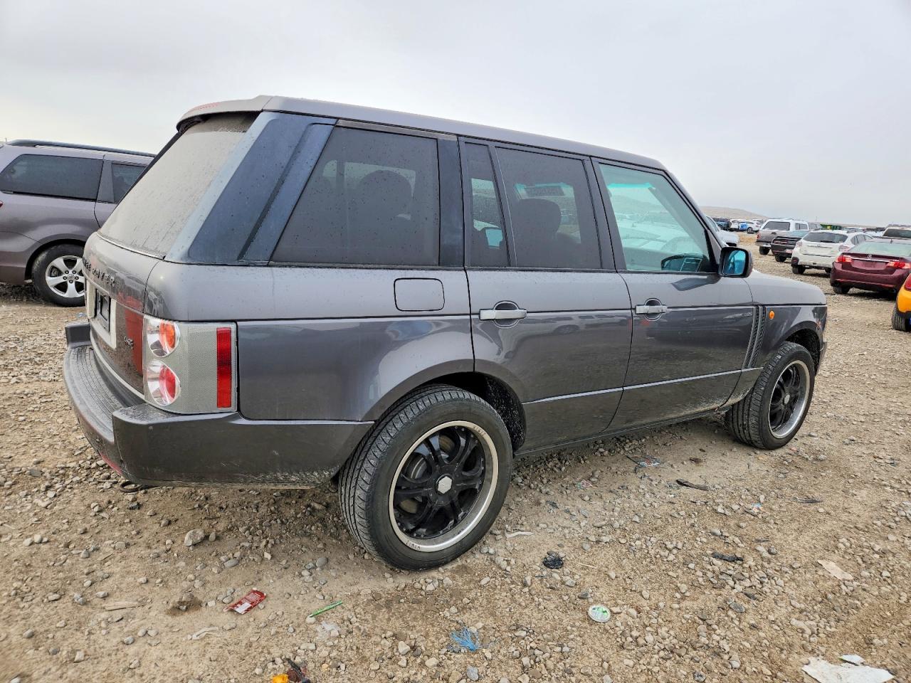 2005 Land Rover Range Rover Hse Gray vin: SALME11405A191892