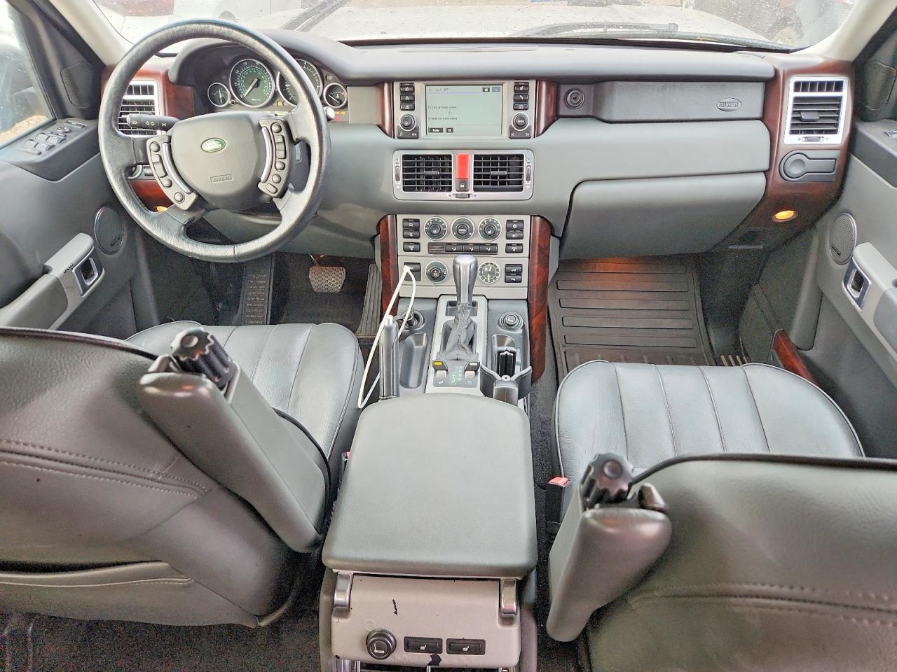 2005 Land Rover Range Rover Hse Gray vin: SALME11405A191892
