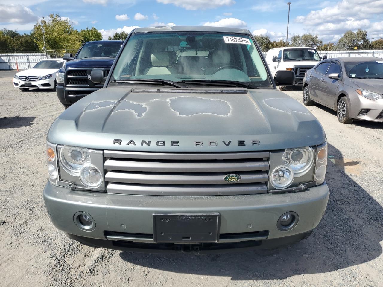 2004 Land Rover Range Rover Hse Gray vin: SALME11414A170161