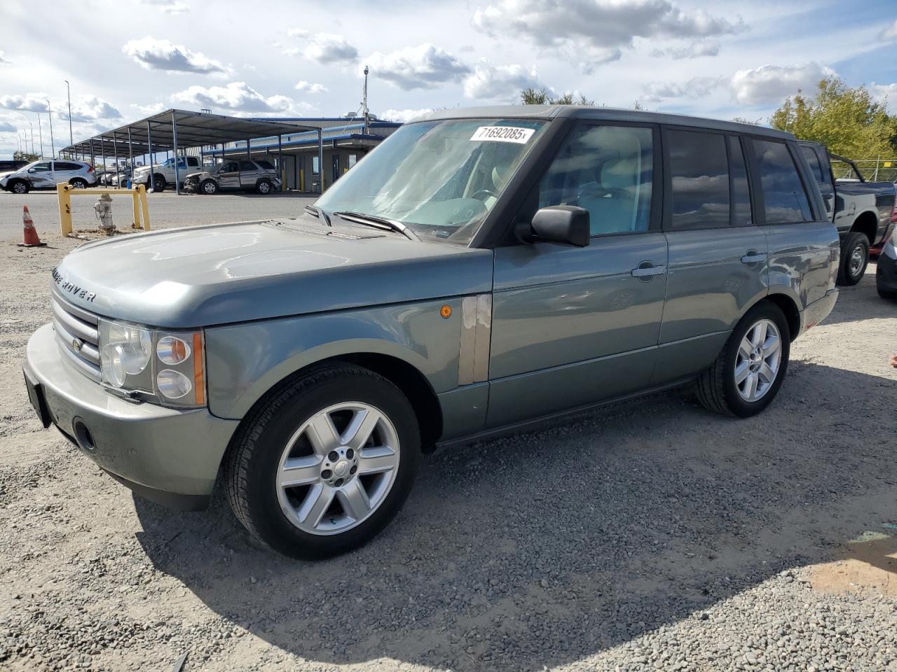 2004 Land Rover Range Rover Hse Gray vin: SALME11414A170161
