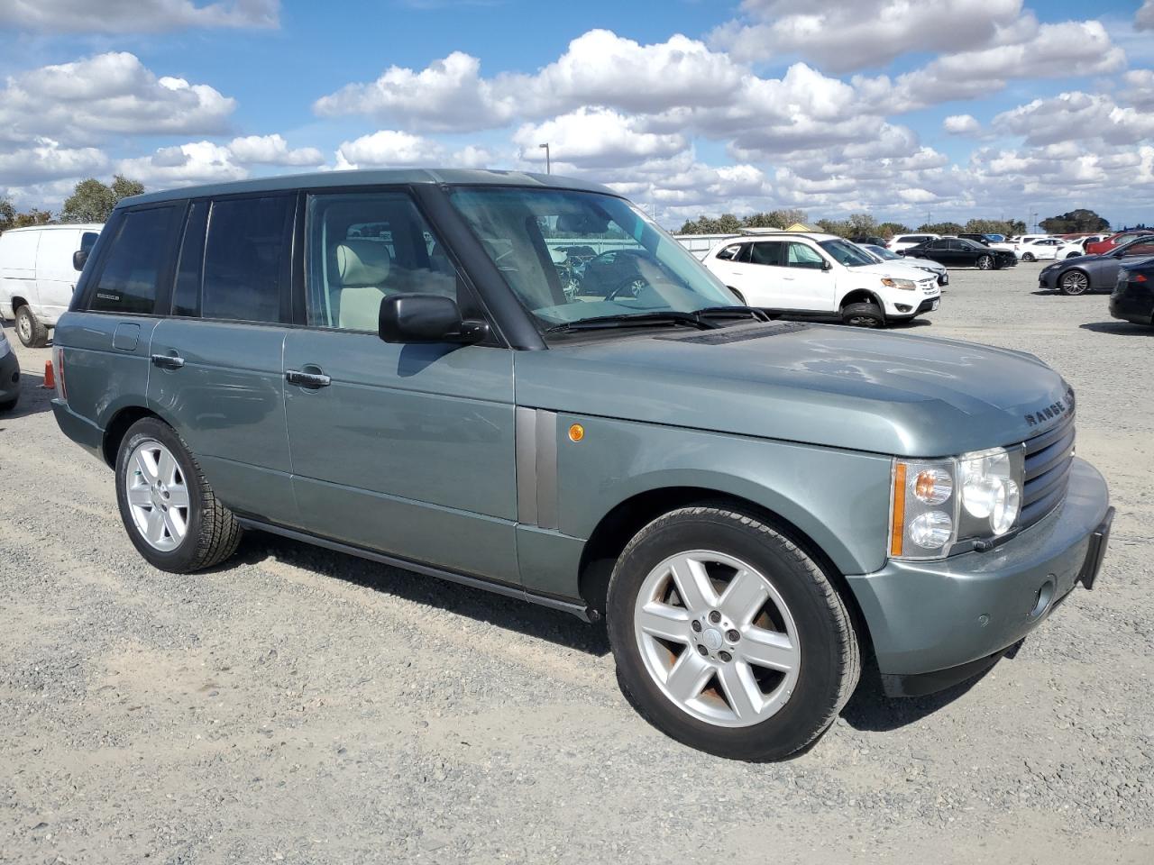 2004 Land Rover Range Rover Hse Gray vin: SALME11414A170161