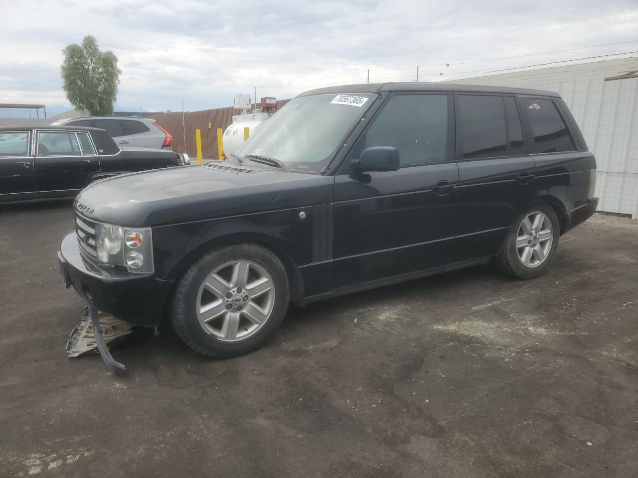 2004 Land Rover Range Rover Hse Black vin: SALME11414A177952