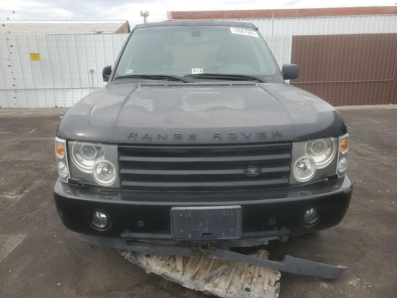 2004 Land Rover Range Rover Hse Black vin: SALME11414A177952
