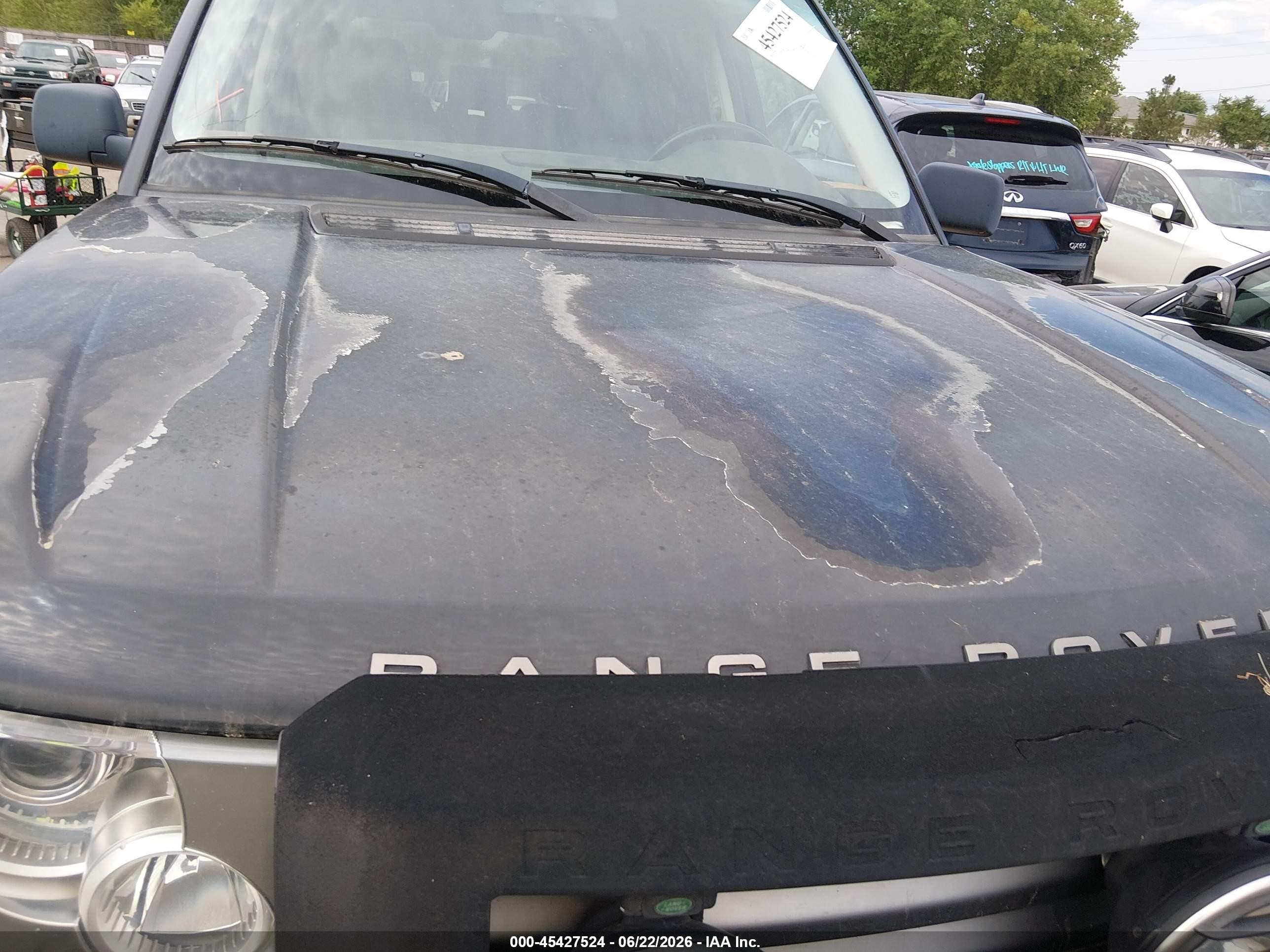2003 Land Rover Range Rover Hse Black vin: SALME11423A135272