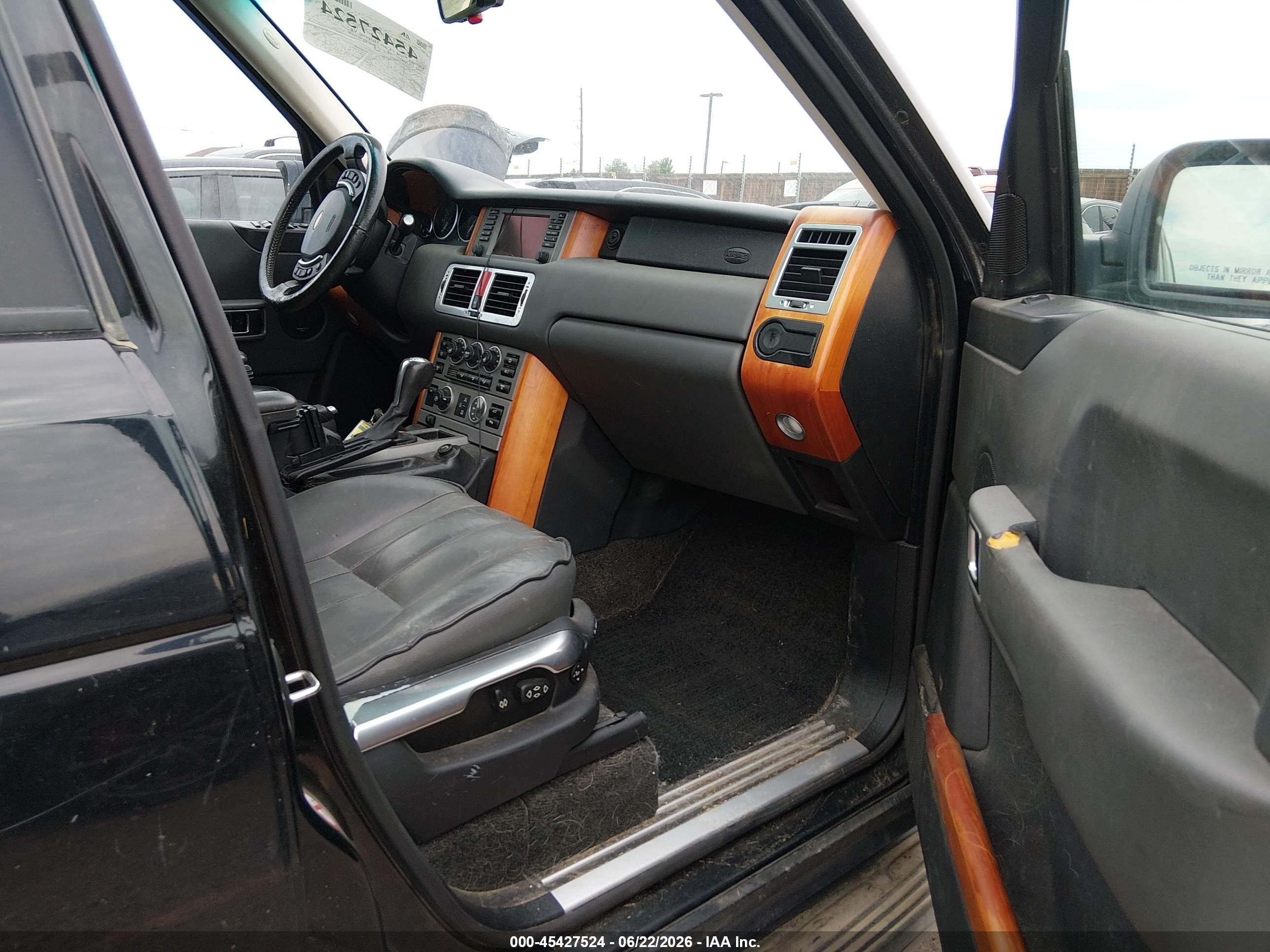 2003 Land Rover Range Rover Hse Black vin: SALME11423A135272