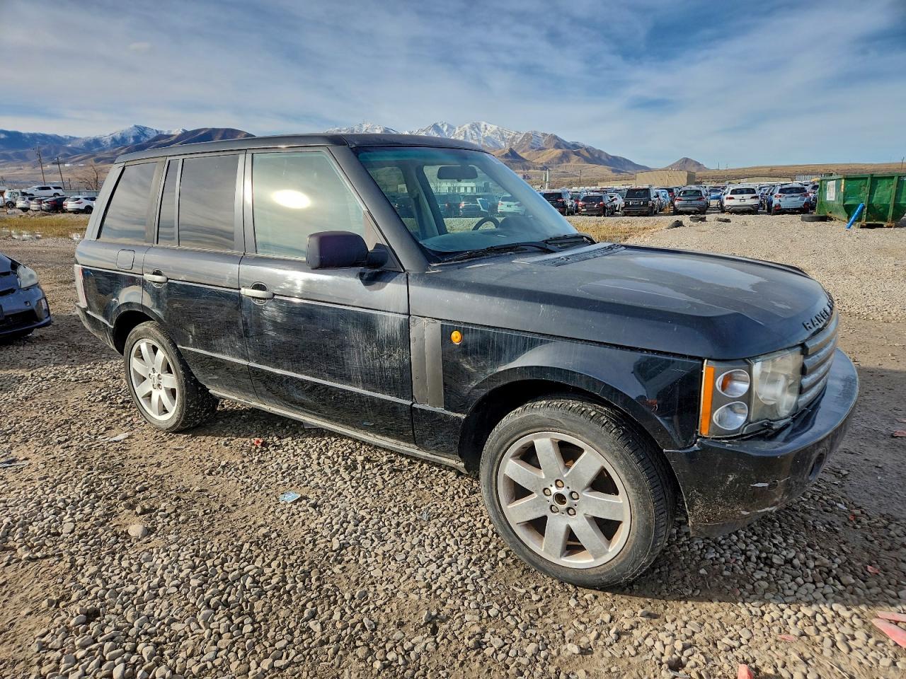2004 Land Rover Range Rover Hse Black vin: SALME11424A152137