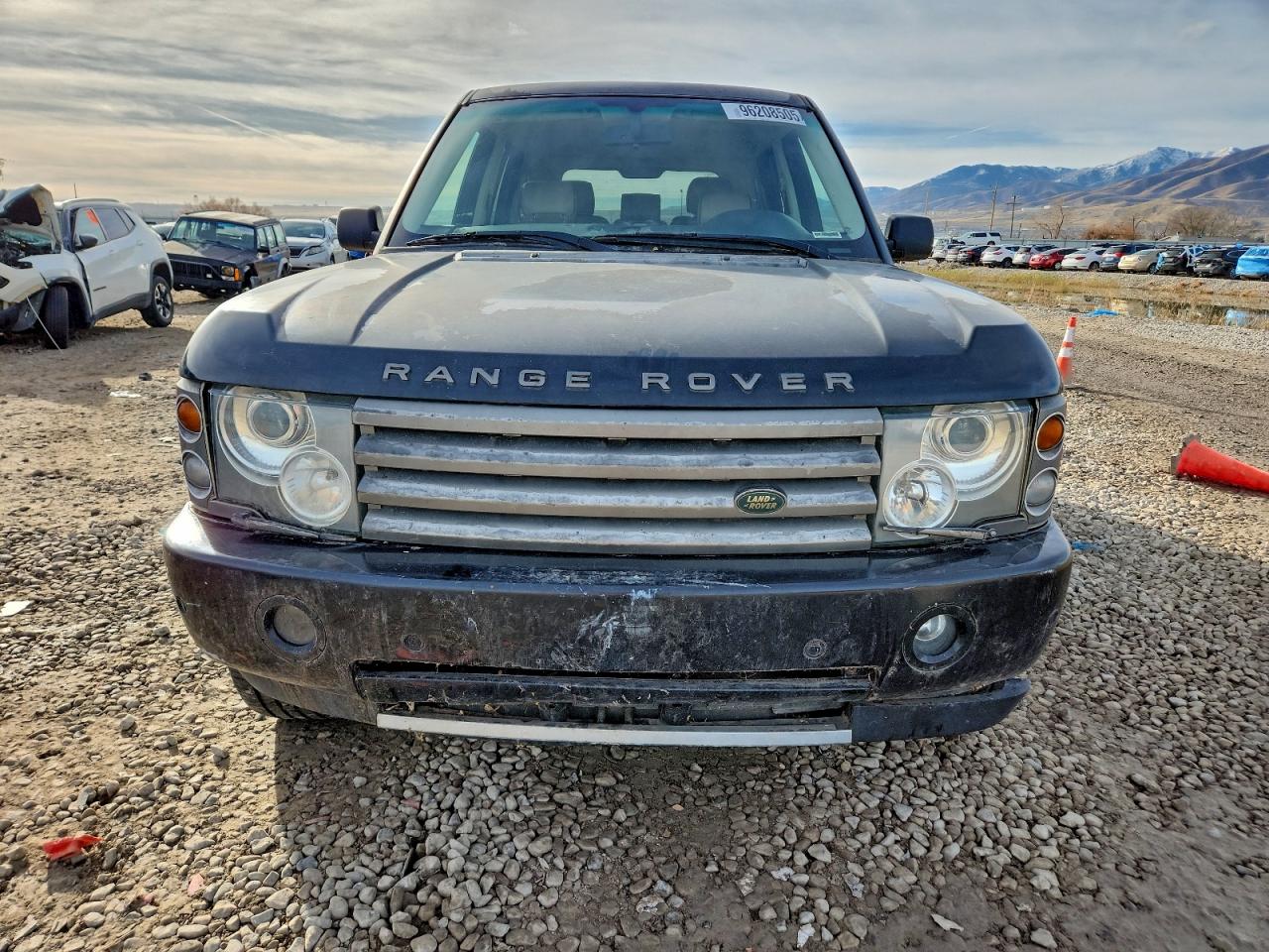 2004 Land Rover Range Rover Hse Black vin: SALME11424A152137