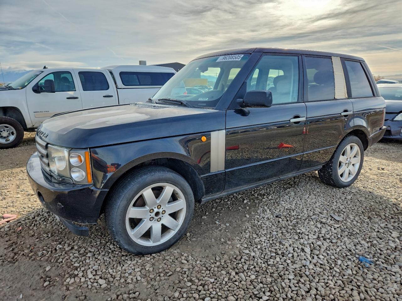 2004 Land Rover Range Rover Hse Black vin: SALME11424A152137