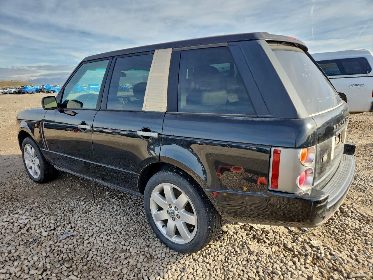 2004 Land Rover Range Rover Hse Black vin: SALME11424A152137