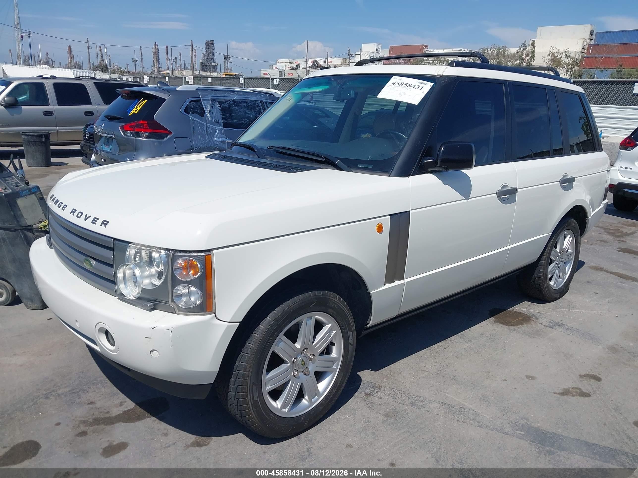 2004 Land Rover Range Rover Hse White vin: SALME11424A152705