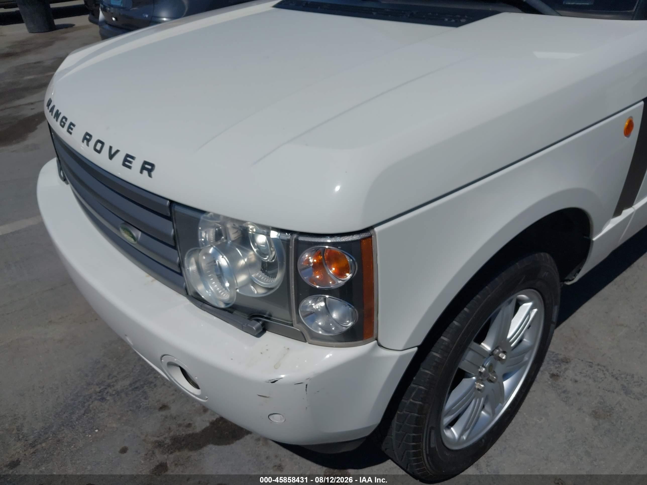 2004 Land Rover Range Rover Hse White vin: SALME11424A152705