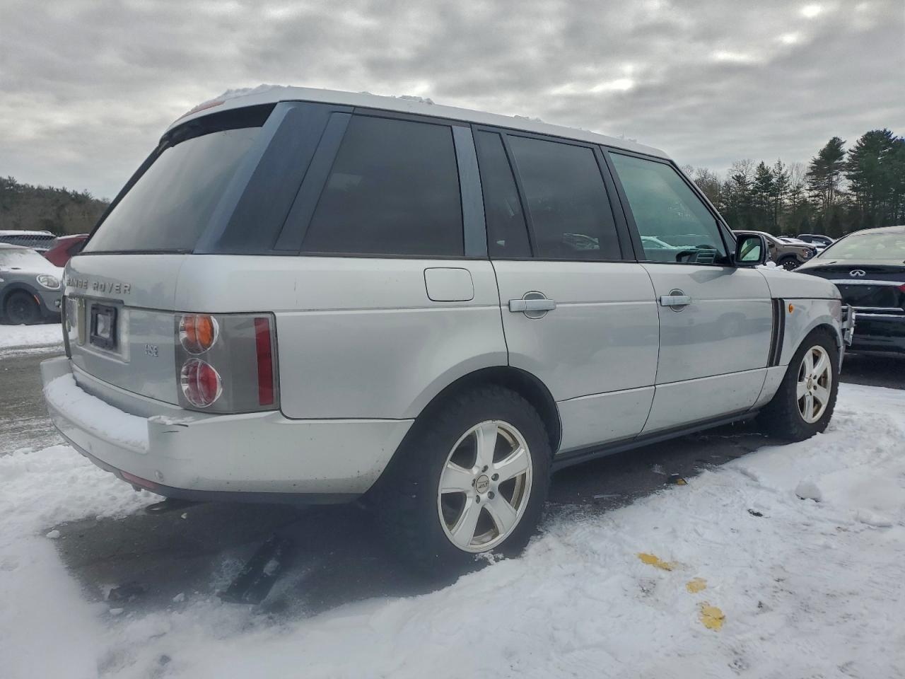 2004 Land Rover Range Rover Hse Silver vin: SALME11424A154759
