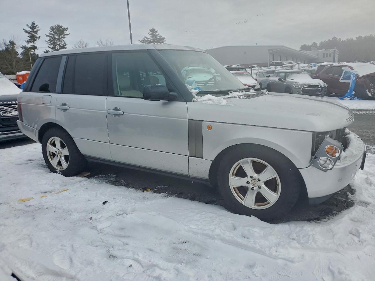 2004 Land Rover Range Rover Hse Silver vin: SALME11424A154759