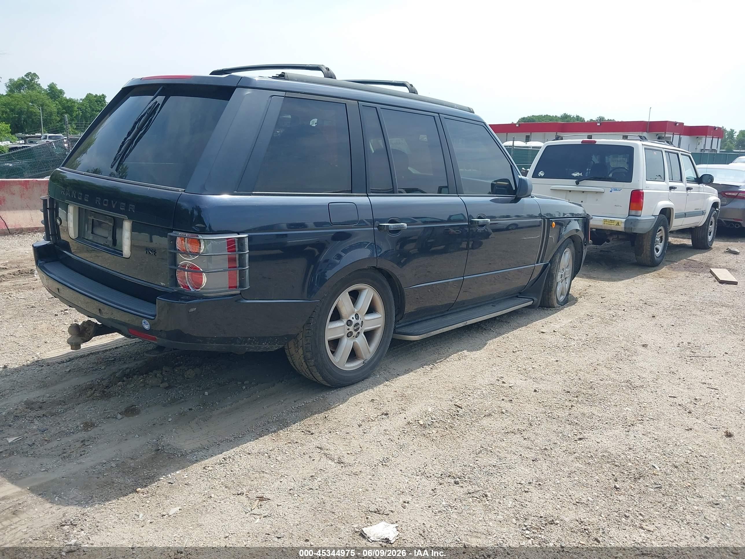 2004 Land Rover Range Rover Hse Gray vin: SALME11424A166927