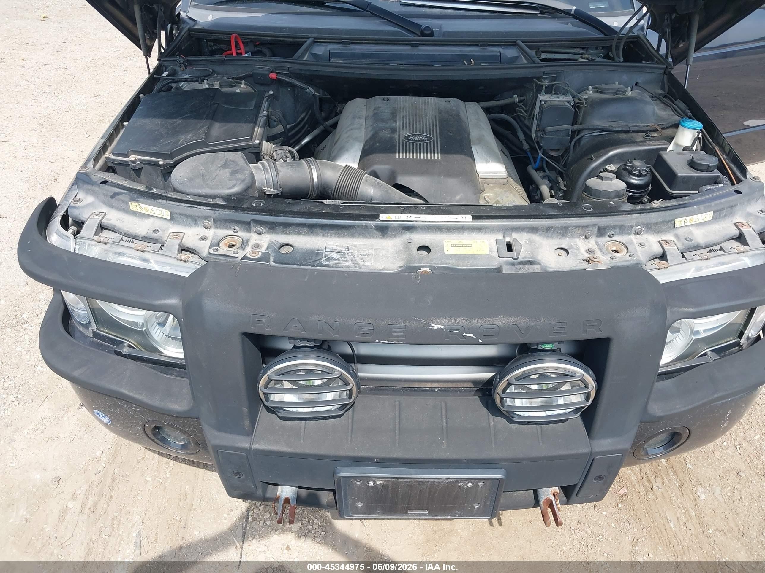 2004 Land Rover Range Rover Hse Gray vin: SALME11424A166927