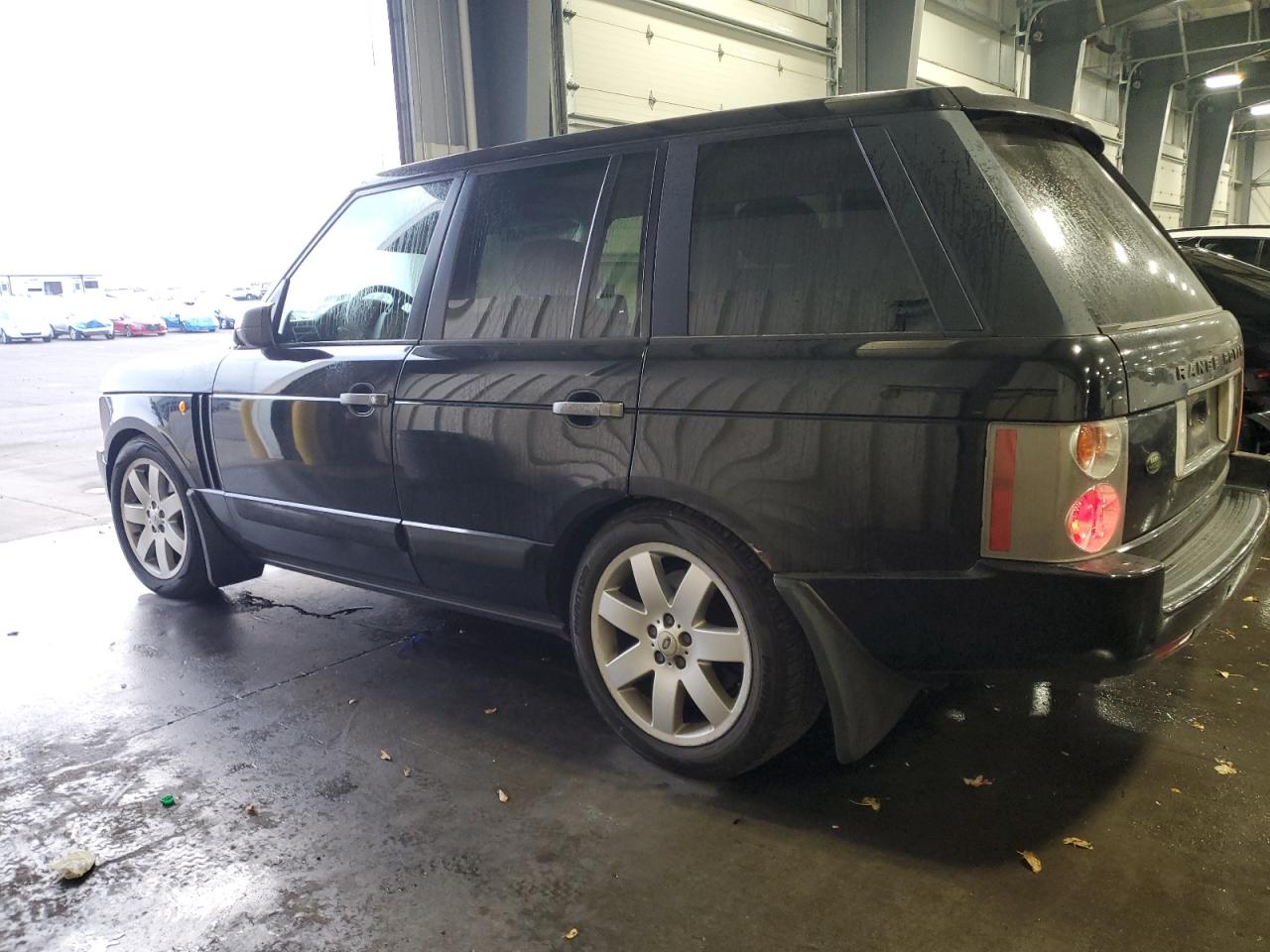 2005 Land Rover Range Rover Hse Black vin: SALME11425A190243