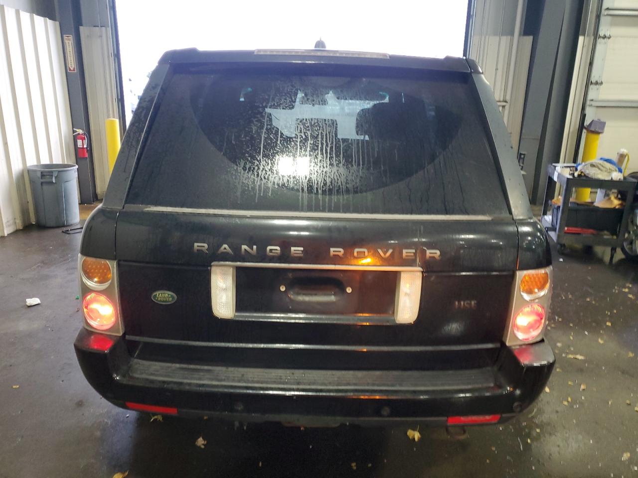 2005 Land Rover Range Rover Hse Black vin: SALME11425A190243