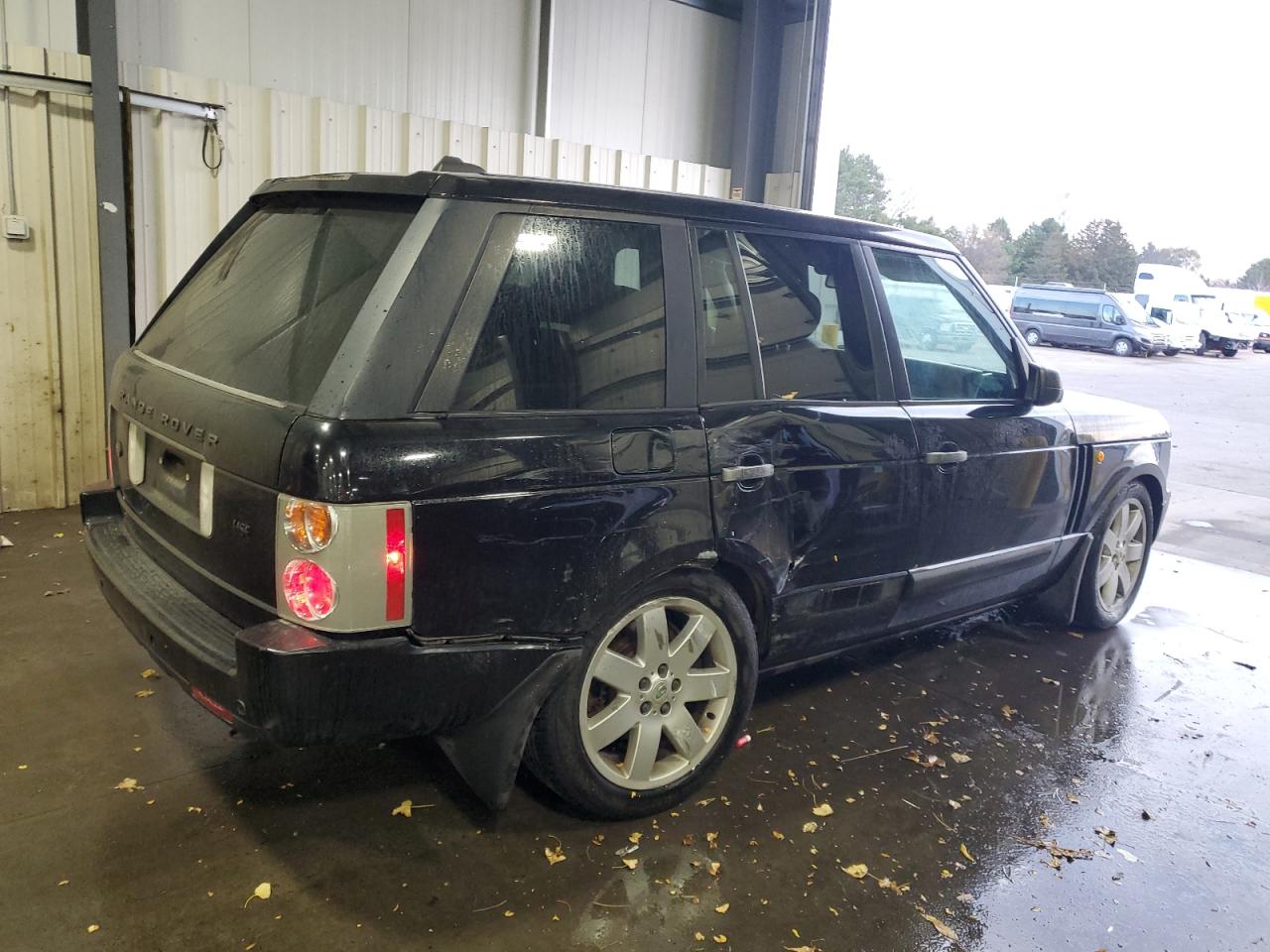 2005 Land Rover Range Rover Hse Black vin: SALME11425A190243