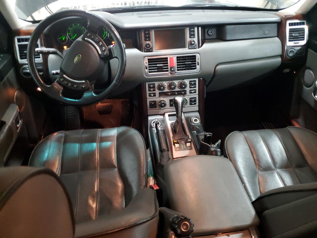 2005 Land Rover Range Rover Hse Black vin: SALME11425A190243