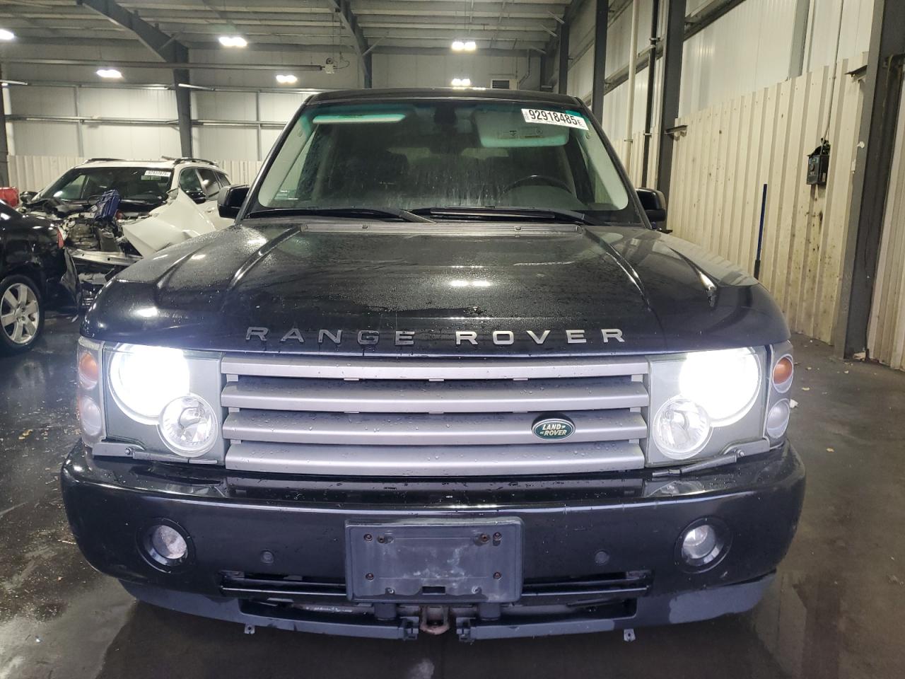 2005 Land Rover Range Rover Hse Black vin: SALME11425A190243