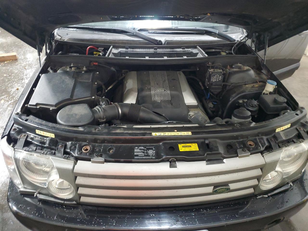 2005 Land Rover Range Rover Hse Black vin: SALME11425A190243