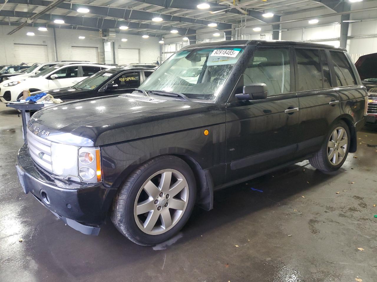 2005 Land Rover Range Rover Hse Black vin: SALME11425A190243