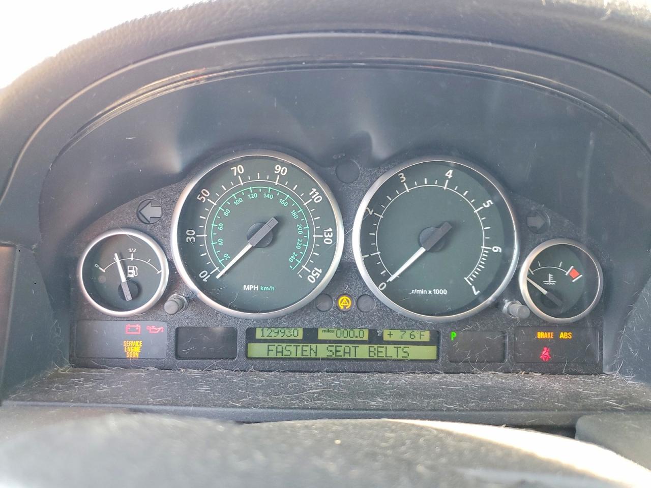 2005 Land Rover Range Rover Hse Серебряный vin: SALME11425A193093
