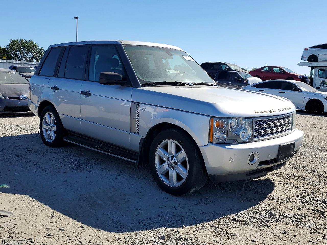 2005 Land Rover Range Rover Hse Серебряный vin: SALME11425A193093